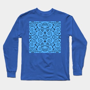Swirlygig Spiral Lines Long Sleeve T-Shirt